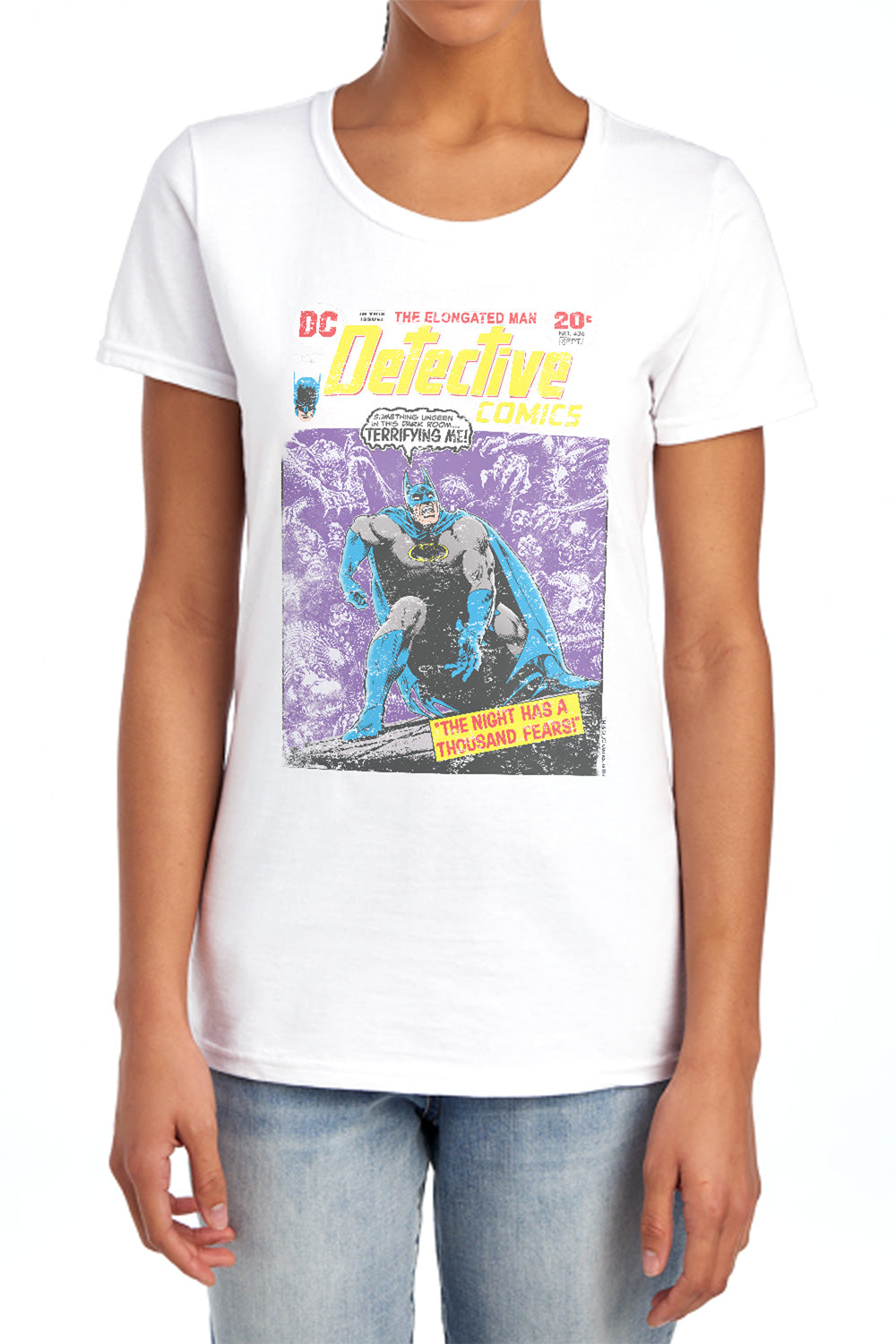 Batman Comics  A Thousand Fears Women's 18/1 Cotton Short-Sleeve T-Shirt