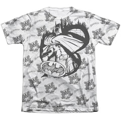 Batman Comics Against The Wall Men's Regular Fit Poly Cotton Short-Sleeve T-Shirt