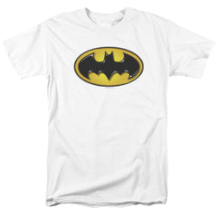 Batman Comics Airbrush Bat Symbol Men's 18/1 Cotton Short-Sleeve T-Shirt