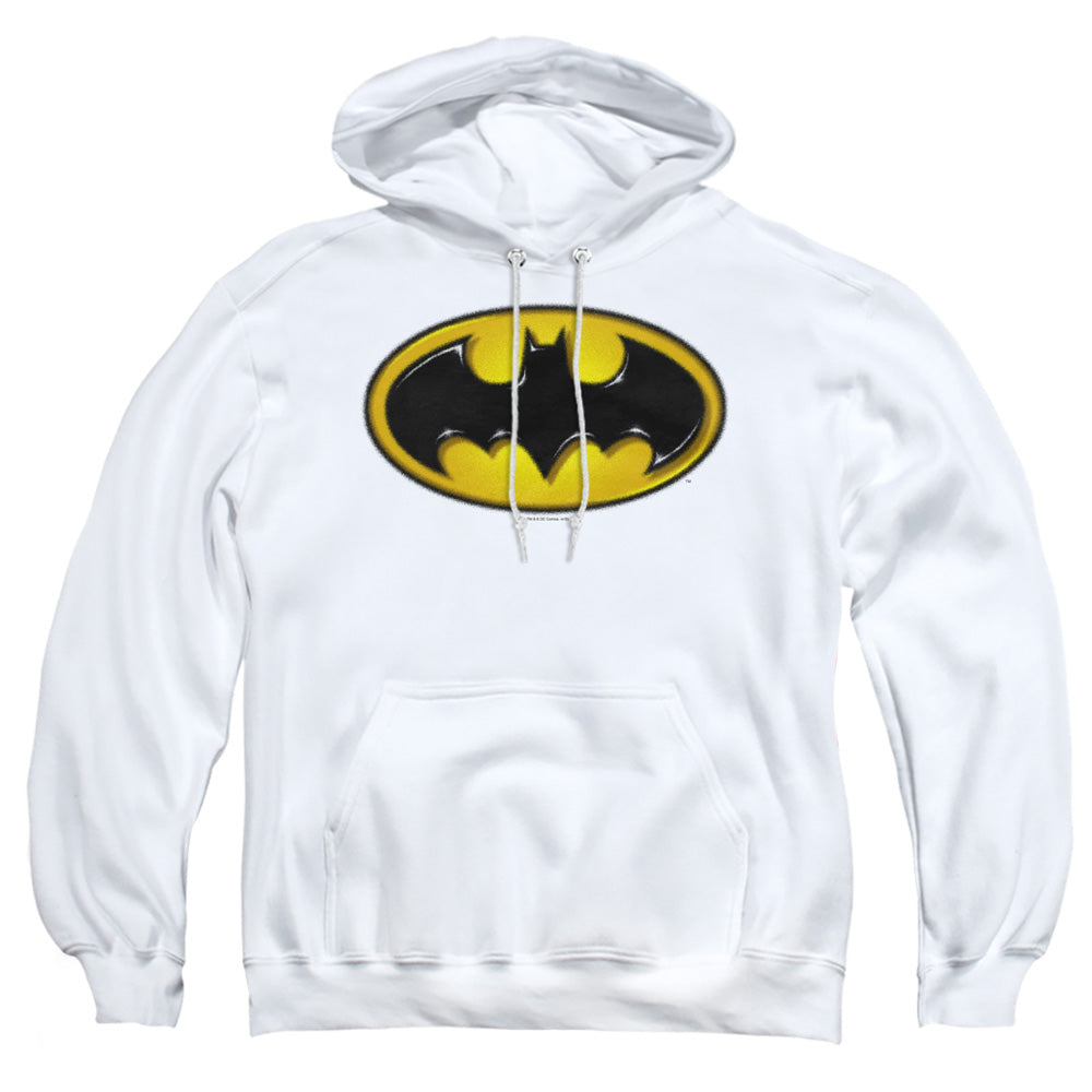 Batman Comics Airbrush Bat Symbol Men's Pull-Over 75 25 Poly Hoodie