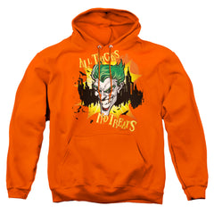 Batman Comics All Tricks  No Treats Men's Pull-Over 75 25 Poly Hoodie