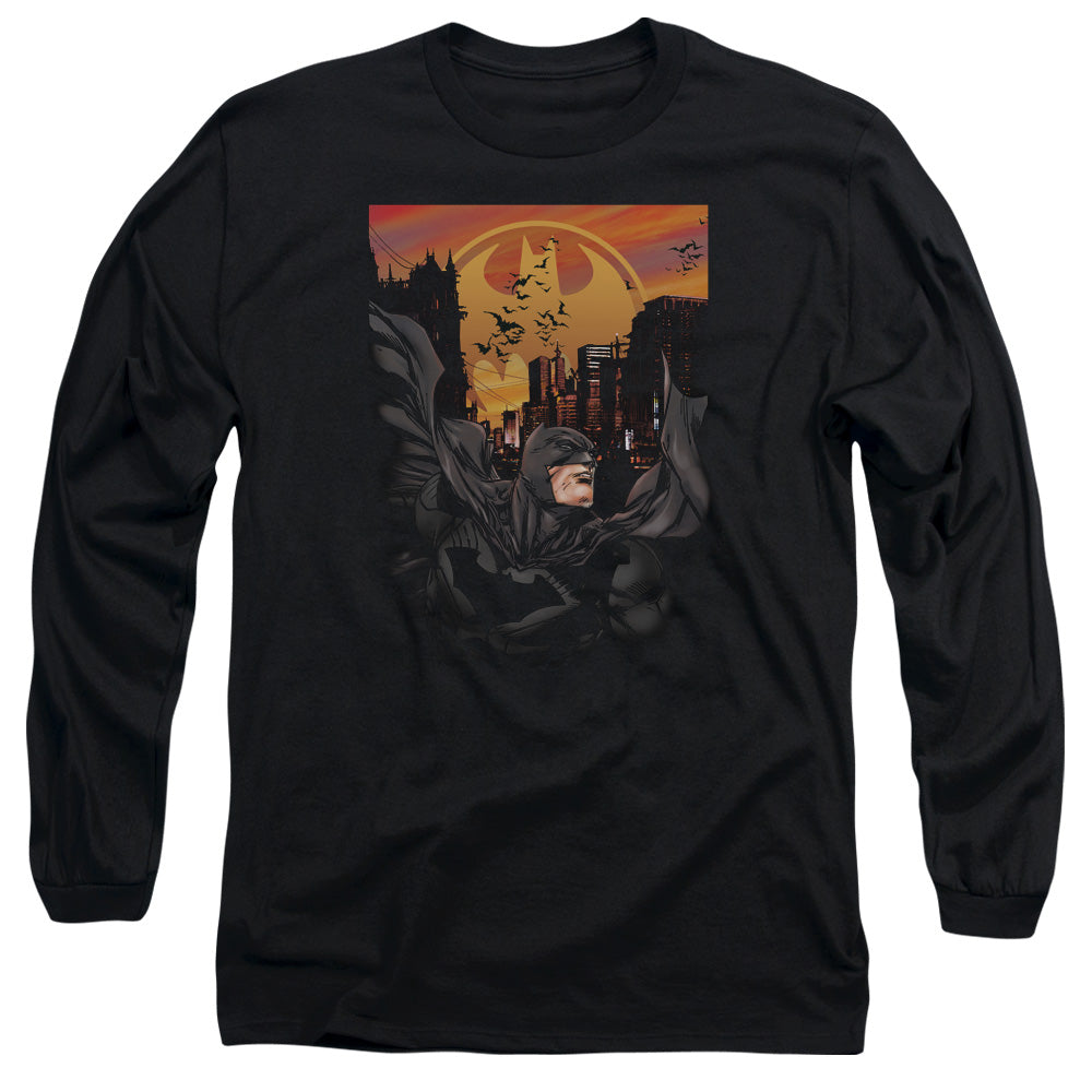Batman Comics Always On Call Men's 18/1 Cotton Long-Sleeve T-Shirt