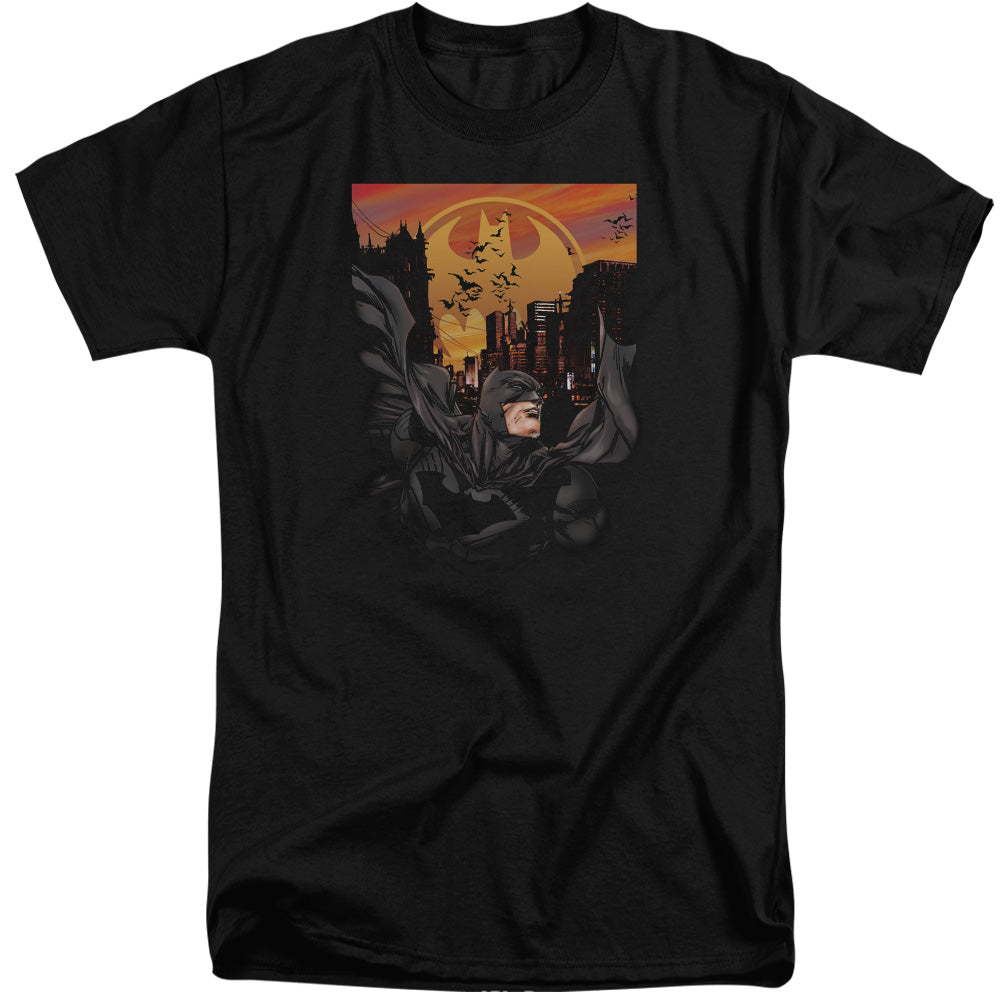 Batman Comics Always On Call Men's 18/1 Tall Cotton Short-Sleeve T-Shirt