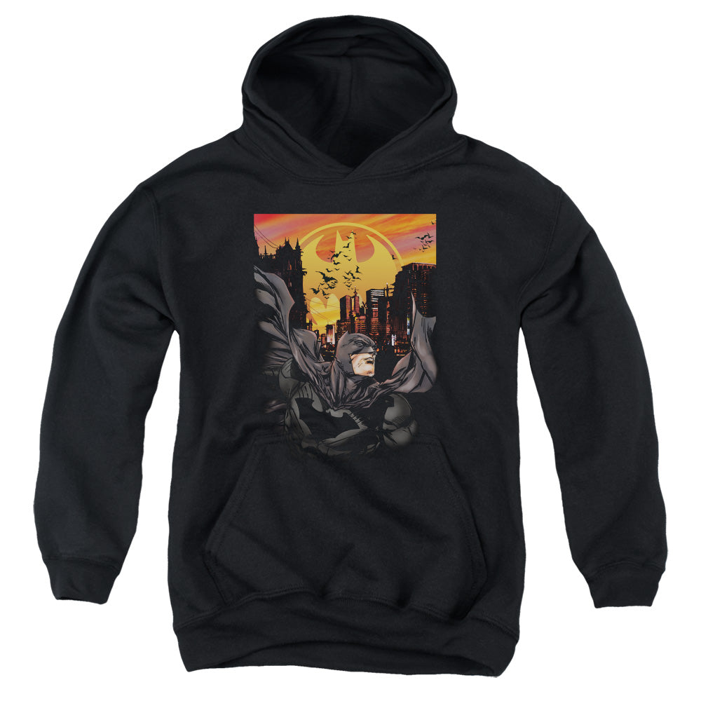 Batman Comics Always On Call Youth Cotton Poly Pull-Over Hoodie