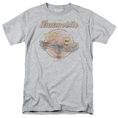 Batman Comics Amazing Batmobile Men's 18/1 Cotton Short-Sleeve T-Shirt