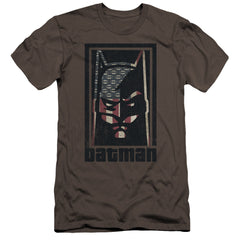 Batman Comics American Batman Men's Ultra-Soft 30/1 Cotton Slim Short-Sleeve T-Shirt