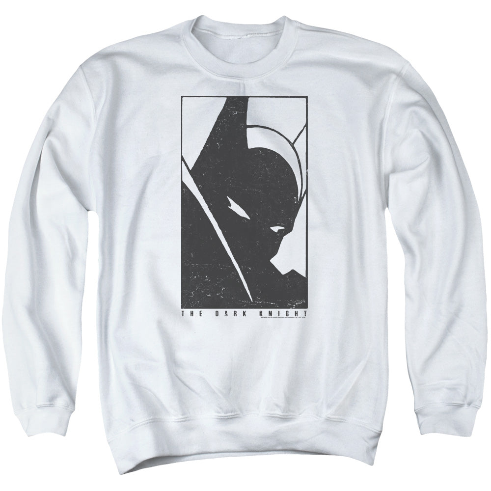 Batman Comics An Icon Men's Crewneck 50 50 Poly Long-Sleeve T-Shirt