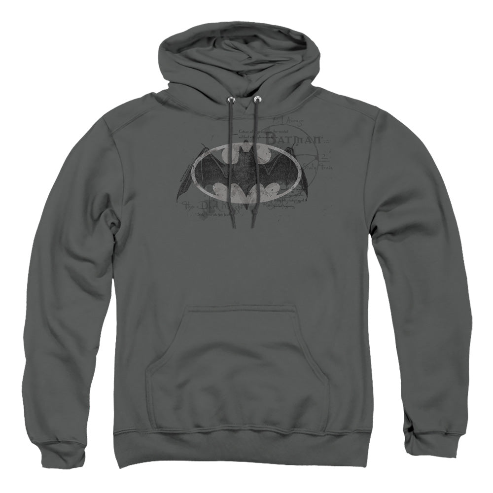 Batman Comics Arcane Bat Logo Men's Pull-Over 75 25 Poly Hoodie