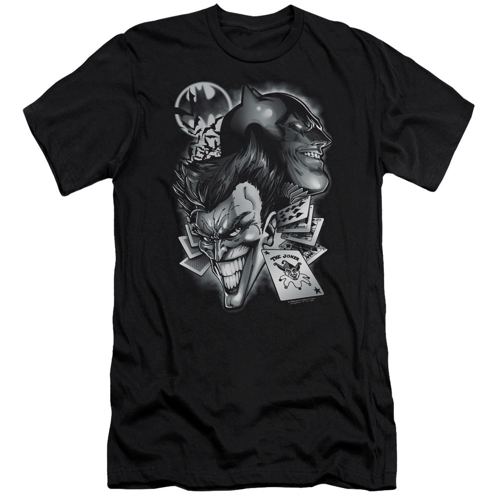 Batman Comics Archenemies Men's Ultra-Soft 30/1 Cotton Slim Short-Sleeve T-Shirt