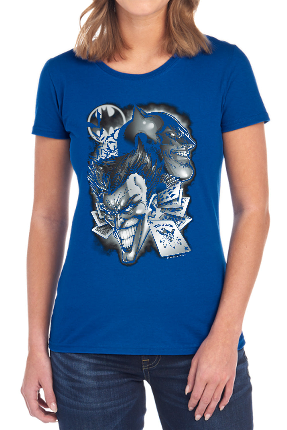 Batman Comics Archenemies Women's 18/1 Cotton Short-Sleeve T-Shirt