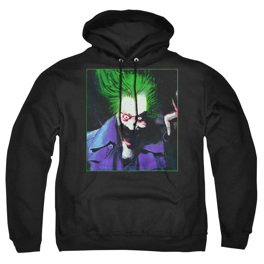 Batman Comics Arkham Asylum Joker Men's Pull-Over 75 25 Poly Hoodie
