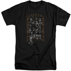 Batman Comics Arkhams Gate Men's 18/1 Tall Cotton Short-Sleeve T-Shirt