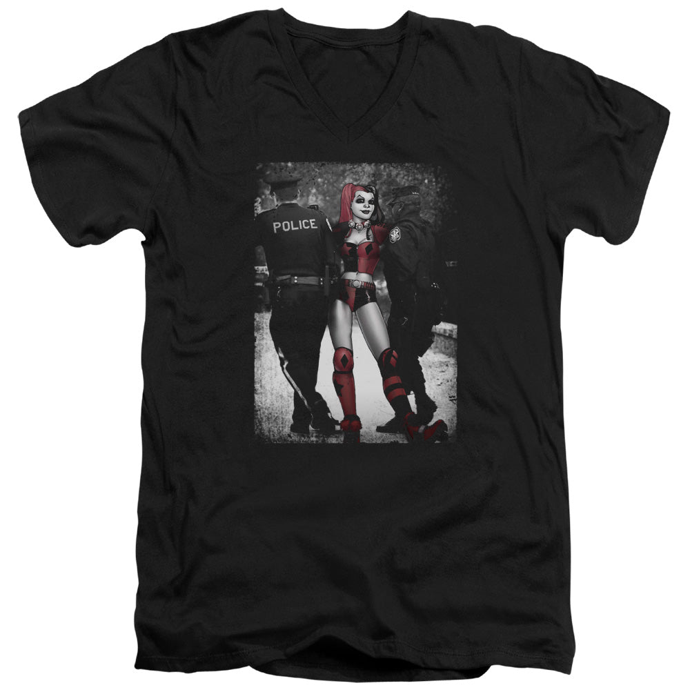 Batman Comics Arrest Men's 30/1 Cotton Slim V-Neck T-Shirt