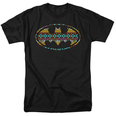 Batman Comics Aztec Fill Men's 18/1 Cotton Short-Sleeve T-Shirt