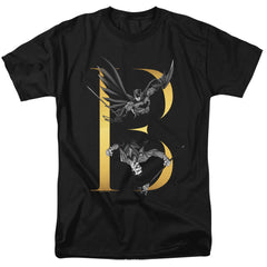 Batman Comics B Men's 18/1 Cotton Short-Sleeve T-Shirt