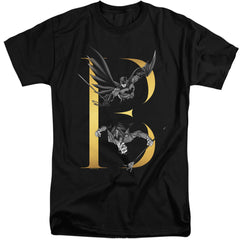 Batman Comics B Men's 18/1 Tall Cotton Short-Sleeve T-Shirt