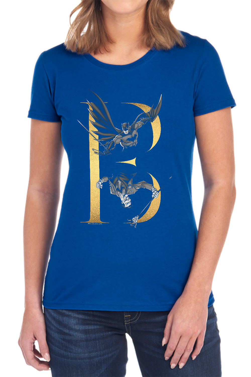 Batman Comics B Women's 18/1 Cotton Short-Sleeve T-Shirt