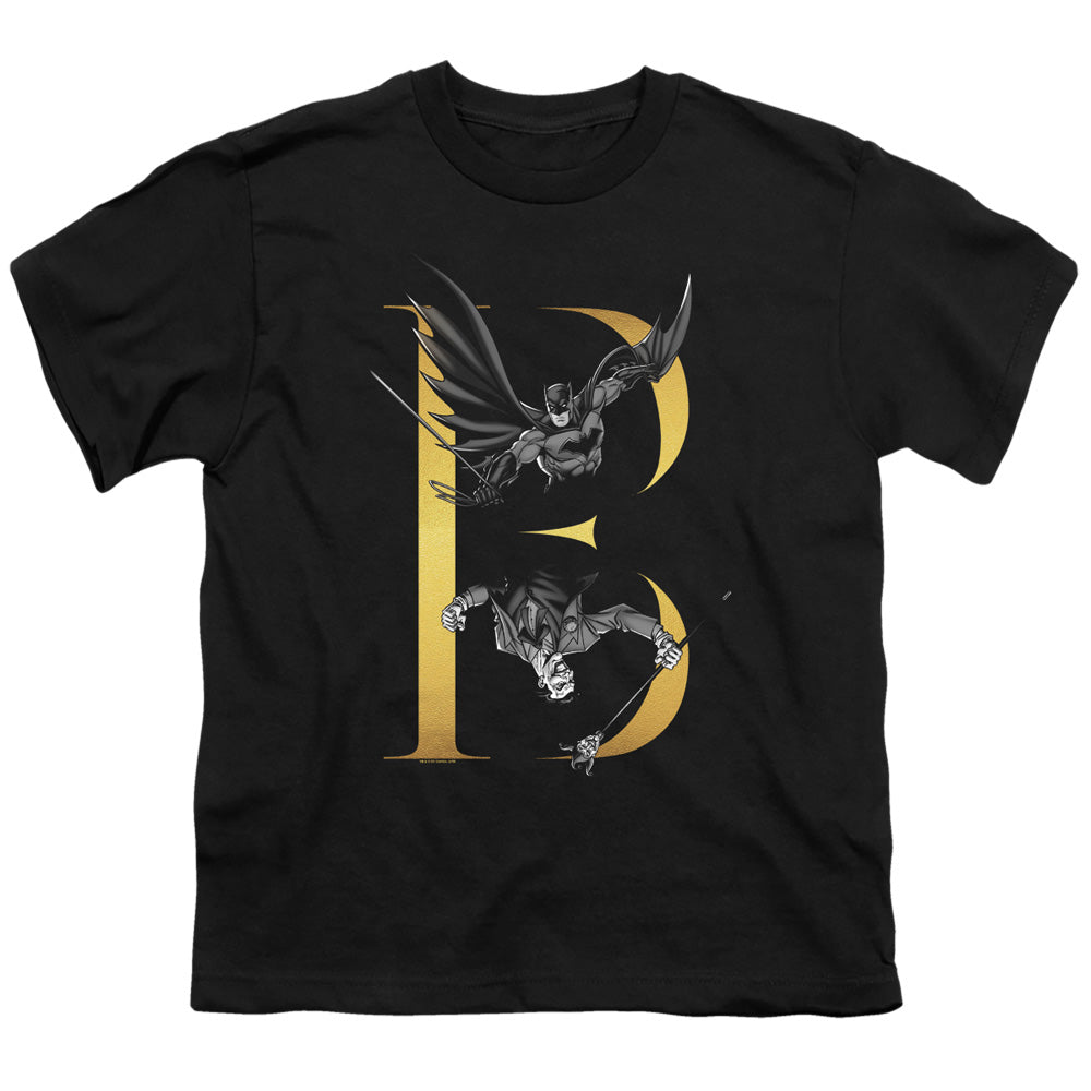 Batman Comics B Youth 18/1 100% Cotton Short-Sleeve T-Shirt