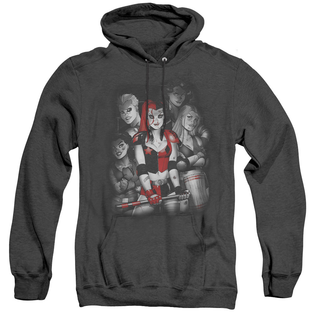 Batman Comics Bad Gals Bw Men's Pull-Over Hoodie