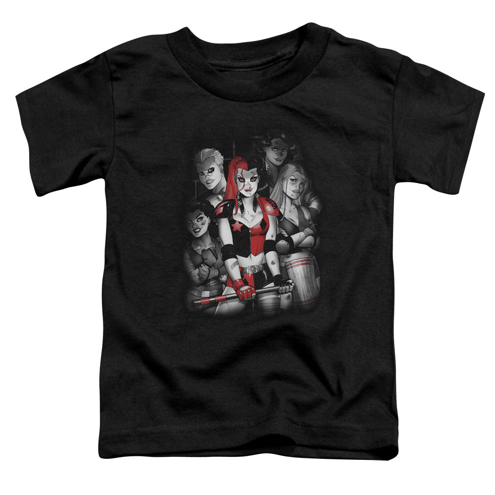 Batman Comics Bad Gals Bw Toddler 18/1 Cotton Short-Sleeve T-Shirt