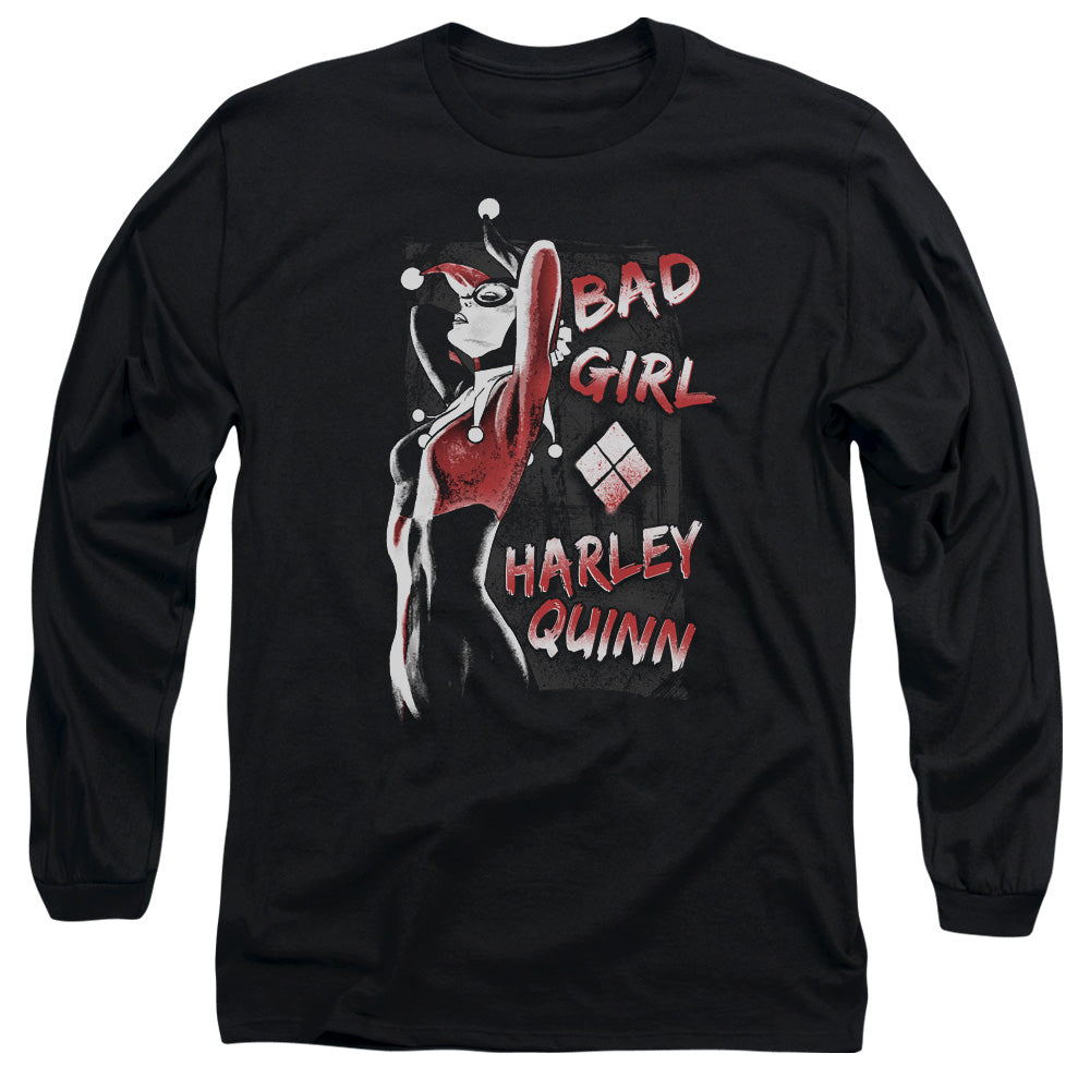 Batman Comics Bad Girl Men's 18/1 Cotton Long-Sleeve T-Shirt