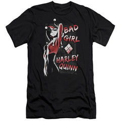 Batman Comics Bad Girl Men's Ultra-Soft 30/1 Cotton Slim Short-Sleeve T-Shirt