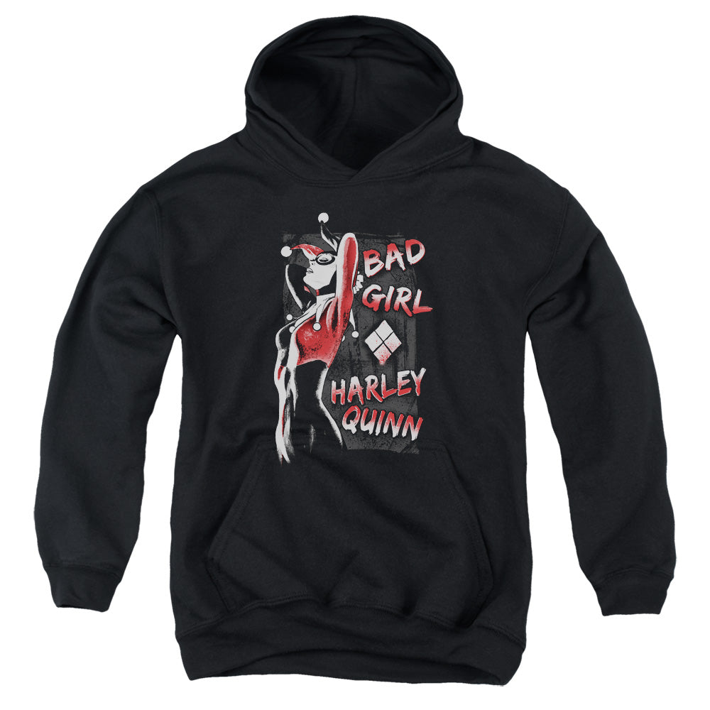 Batman Comics Bad Girl Youth Cotton Poly Pull-Over Hoodie