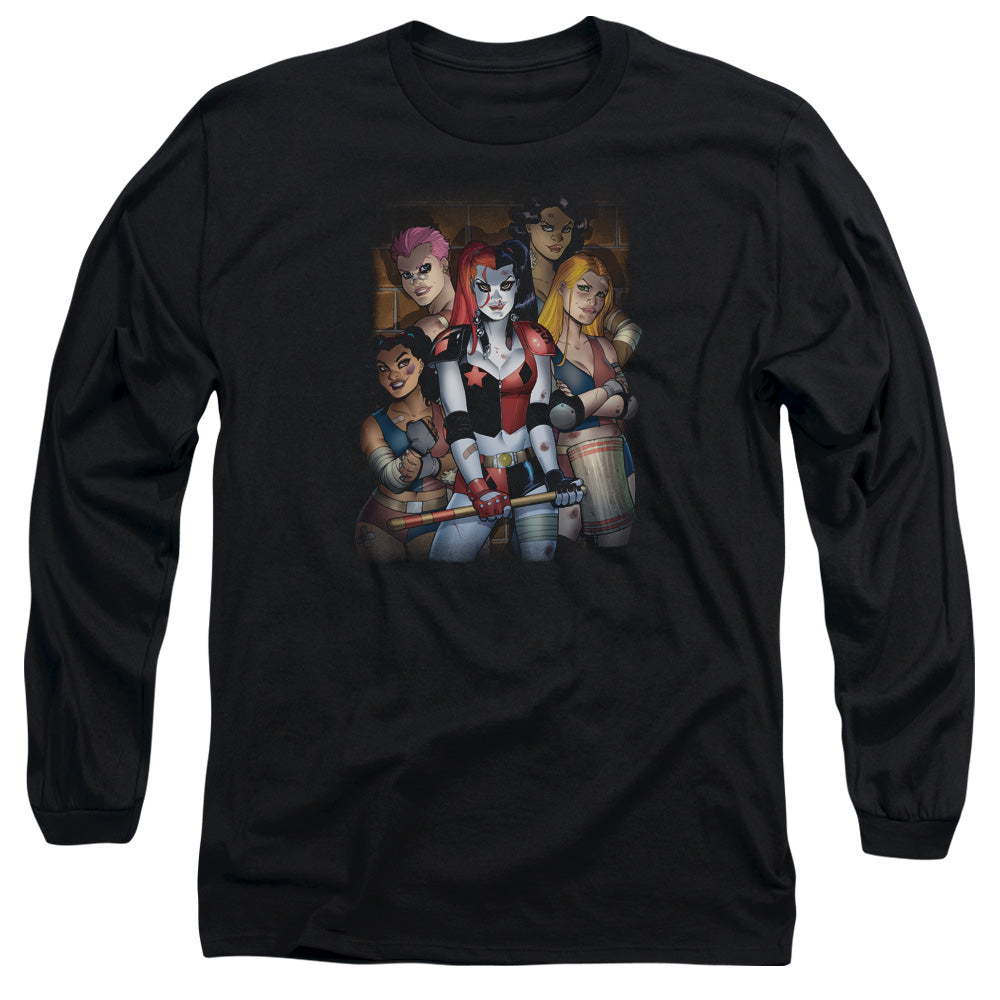 Batman Comics Bad Girls Men's 18/1 Cotton Long-Sleeve T-Shirt