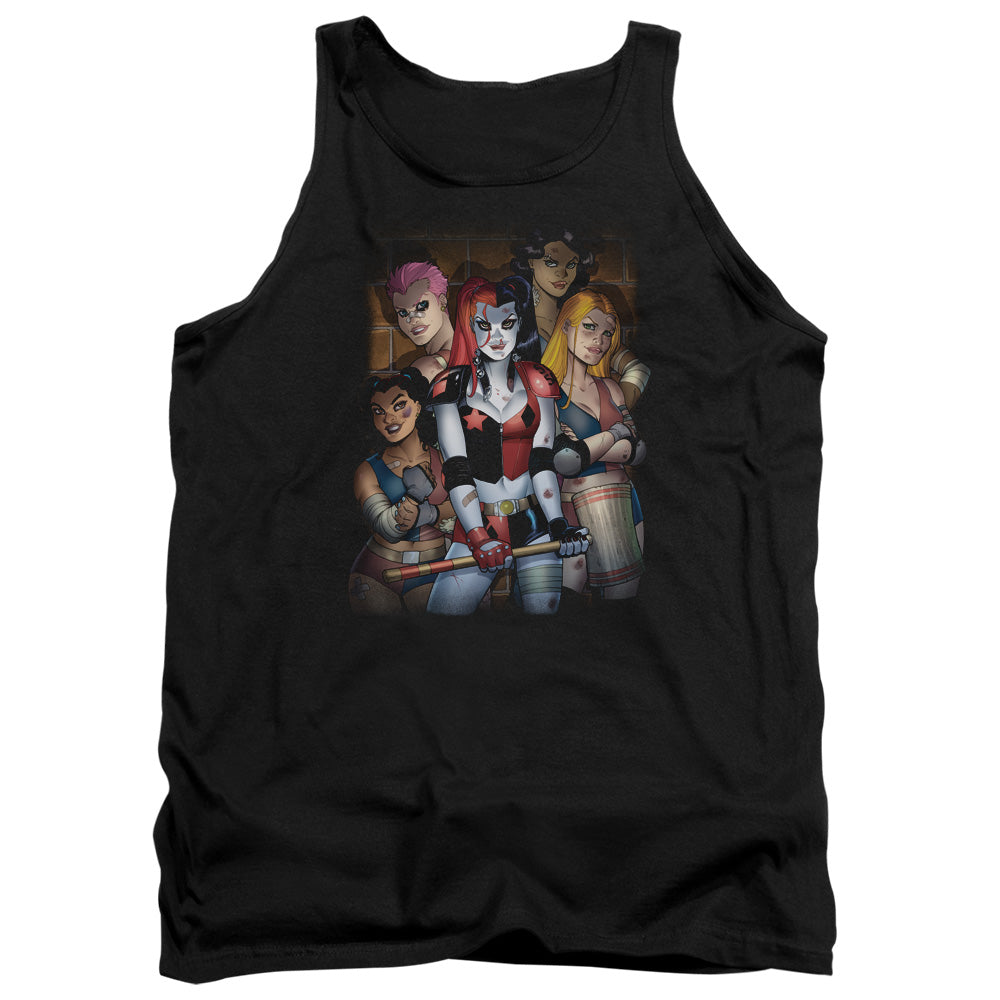 Batman Comics Bad Girls Men's 18/1 Cotton Tank Top