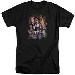 Batman Comics Bad Girls Men's 18/1 Tall Cotton Short-Sleeve T-Shirt