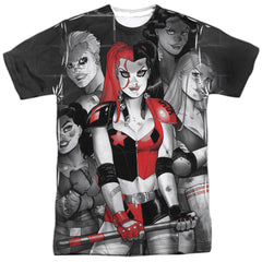 Batman Comics Bad Girls Men's Regular Fit Polyester Short-Sleeve T-Shirt