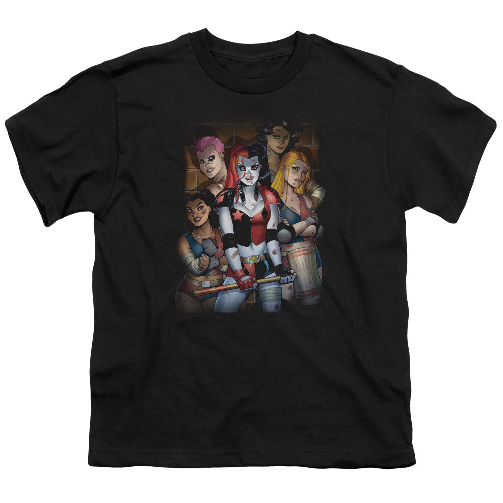 Batman Comics Bad Girls Youth 18/1 100% Cotton Short-Sleeve T-Shirt