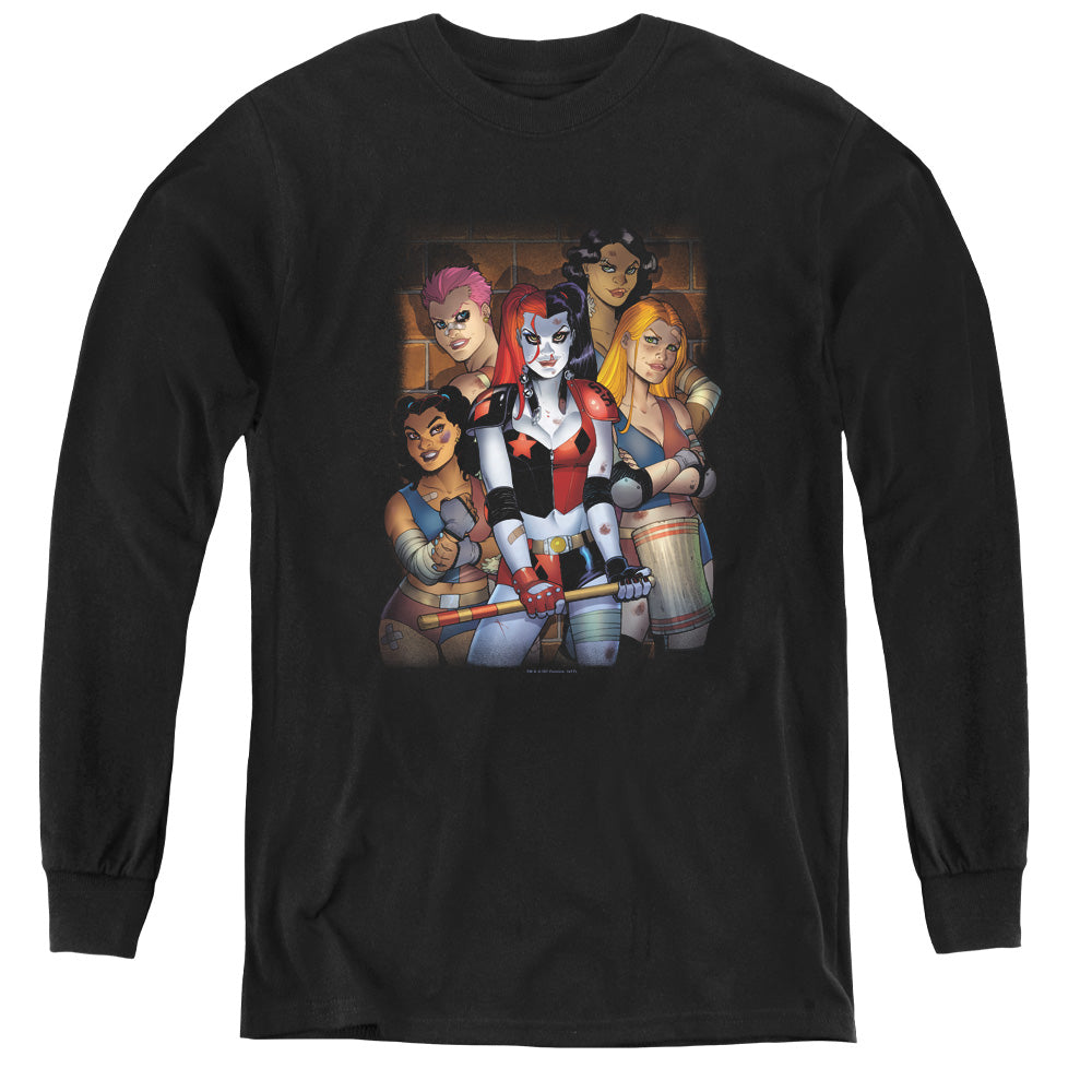 Batman Comics Bad Girls Youth Long-Sleeve T-Shirt