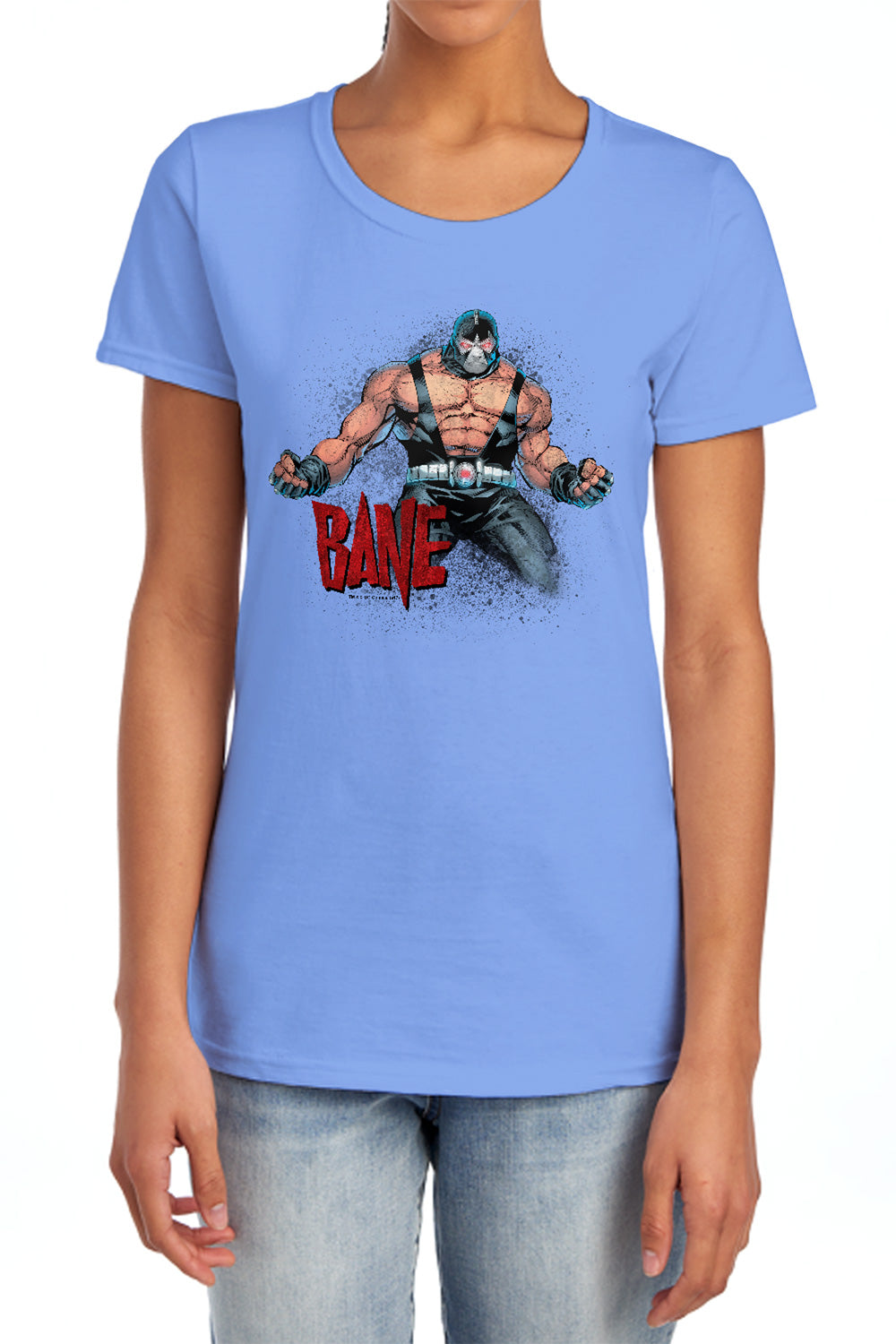 Batman Comics Bane Flex Women's 18/1 Cotton Short-Sleeve T-Shirt