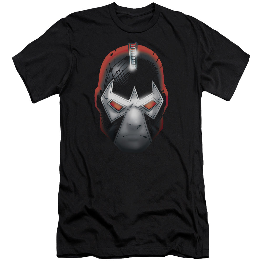 Batman Comics Bane Head Men's Ultra-Soft 30/1 Cotton Slim Short-Sleeve T-Shirt