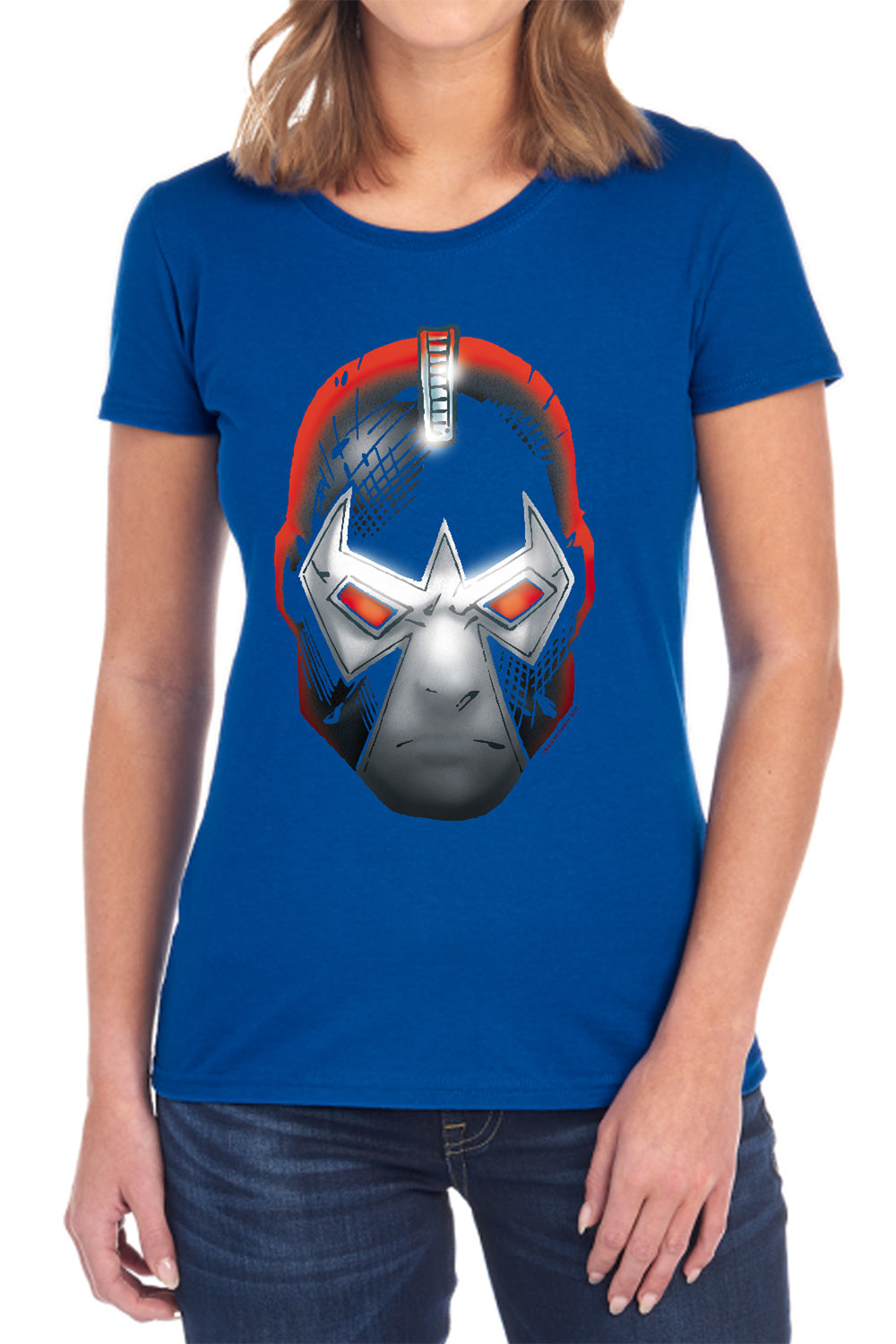 Batman Comics Bane Head Women's 18/1 Cotton Short-Sleeve T-Shirt