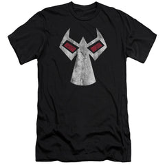 Batman Comics Bane Mask Men's Ultra-Soft 30/1 Cotton Slim Short-Sleeve T-Shirt