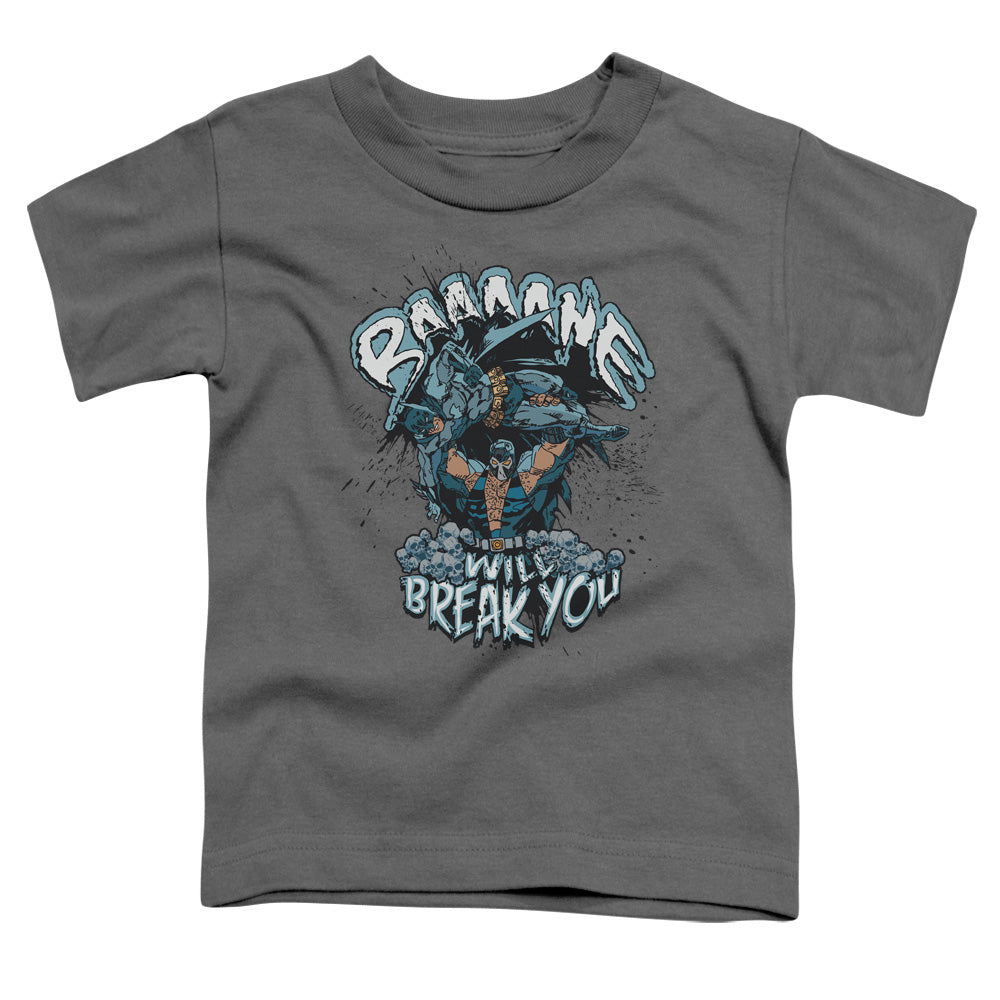 Batman Comics Bane Will Break You Toddler 18/1 Cotton Short-Sleeve T-Shirt