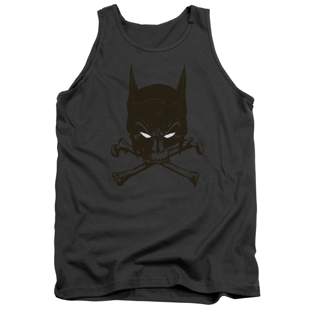 Batman Comics Bat And Bones Men's 18/1 Cotton Tank Top