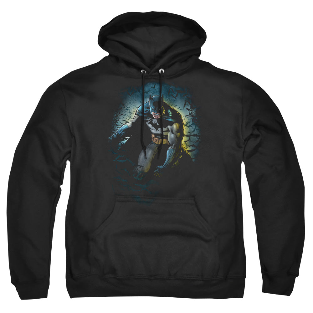 Batman Comics Bat Cave Men's Pull-Over 75 25 Poly Hoodie