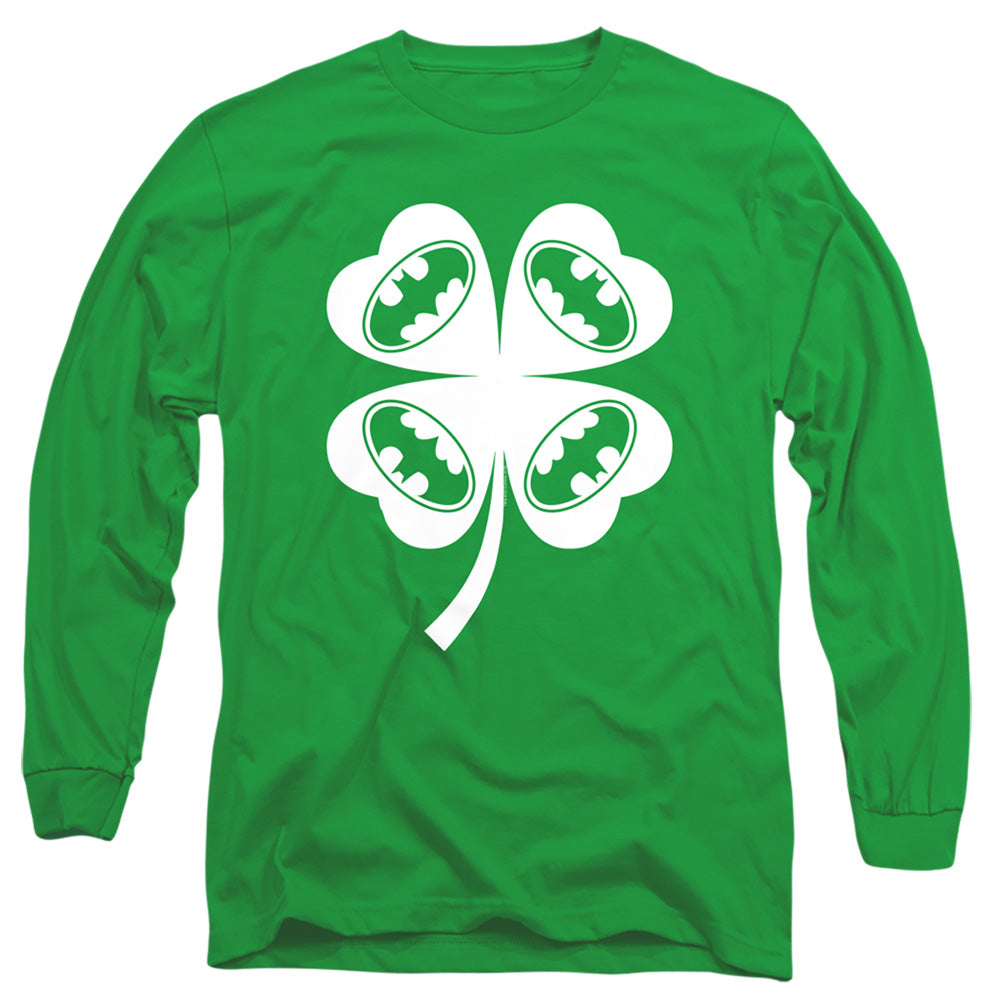 Batman Comics Bat Clover Men's 18/1 Cotton Long-Sleeve T-Shirt