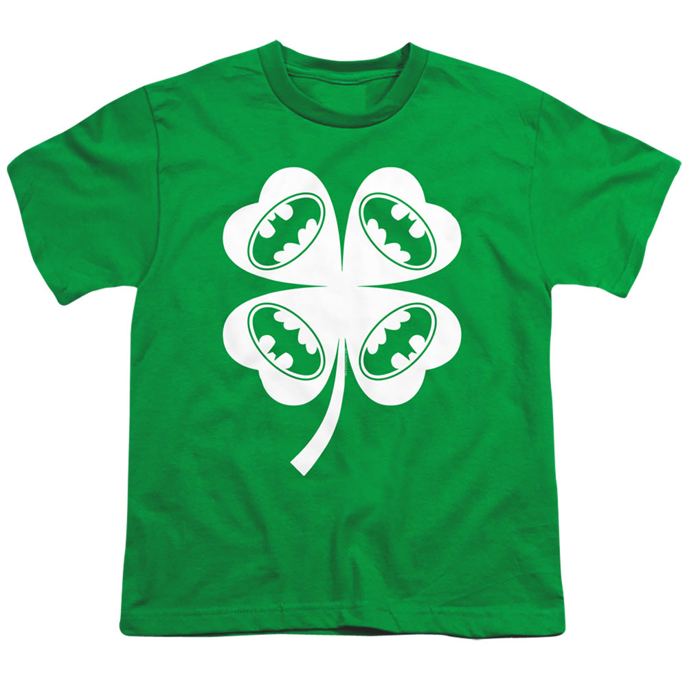 Batman Comics Bat Clover Youth 18/1 100% Cotton Short-Sleeve T-Shirt