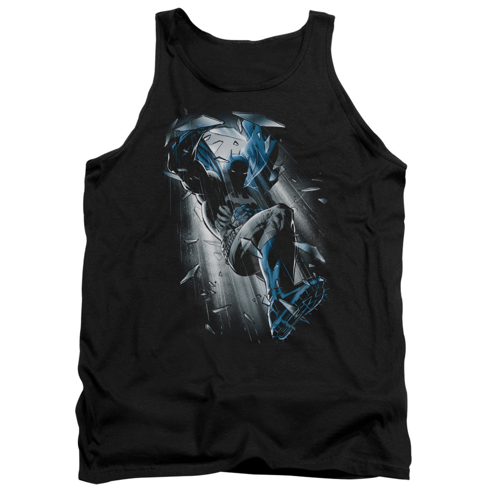 Batman Comics Bat Crash Men's 18/1 Cotton Tank Top