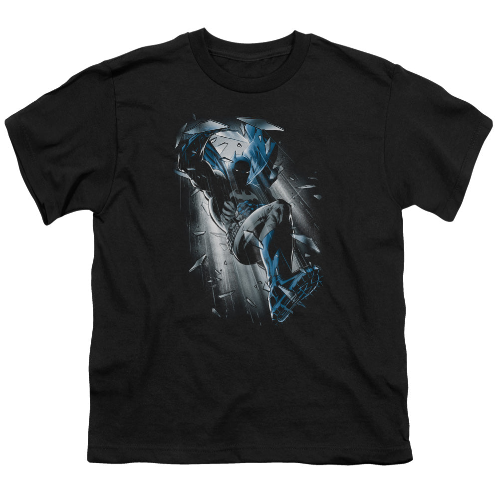 Batman Comics Bat Crash Youth 18/1 100% Cotton Short-Sleeve T-Shirt