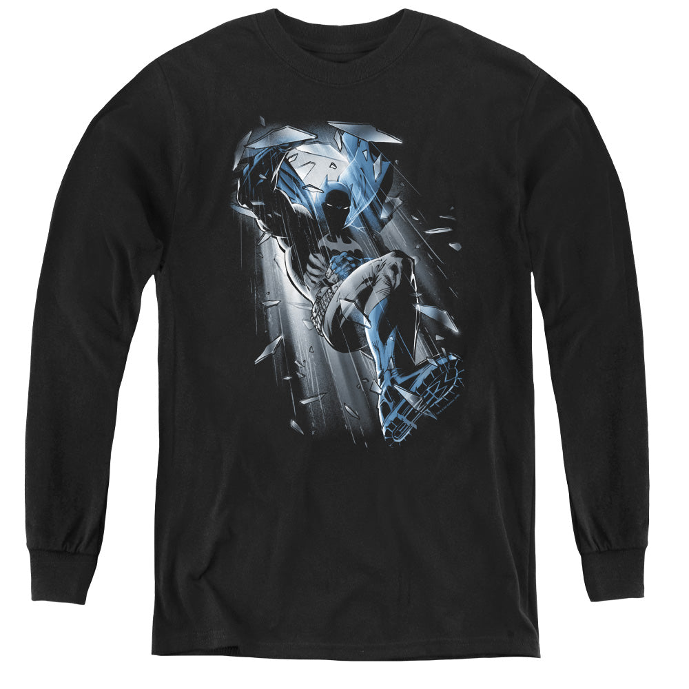 Batman Comics Bat Crash Youth Long-Sleeve T-Shirt