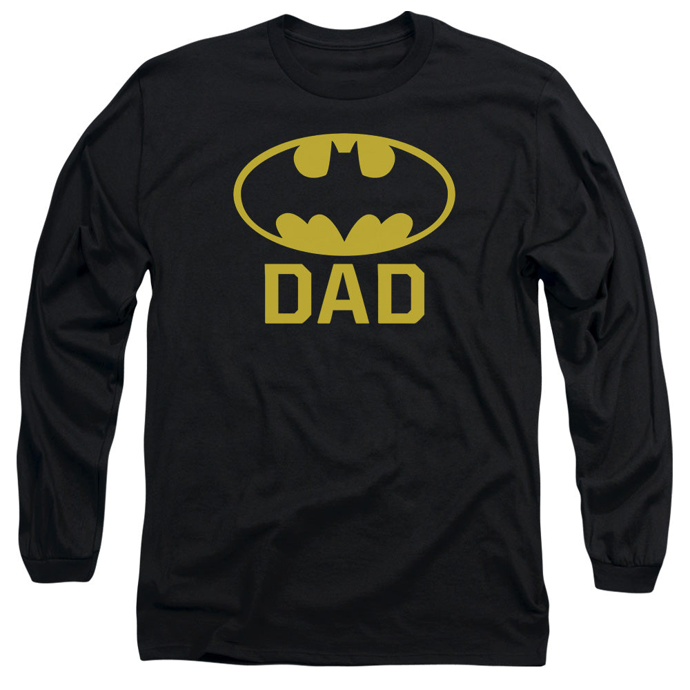 Batman Comics Bat Dad Men's 18/1 Cotton Long-Sleeve T-Shirt