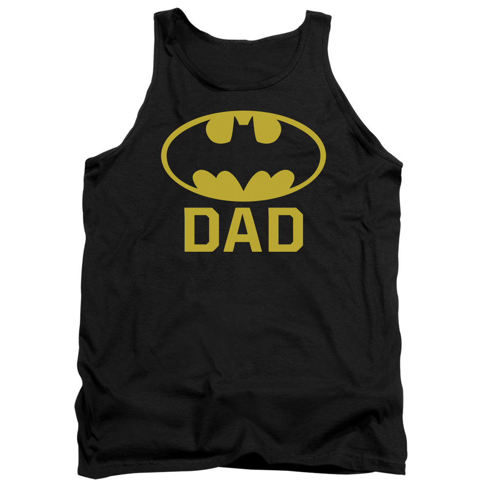 Batman Comics Bat Dad Men's 18/1 Cotton Tank Top