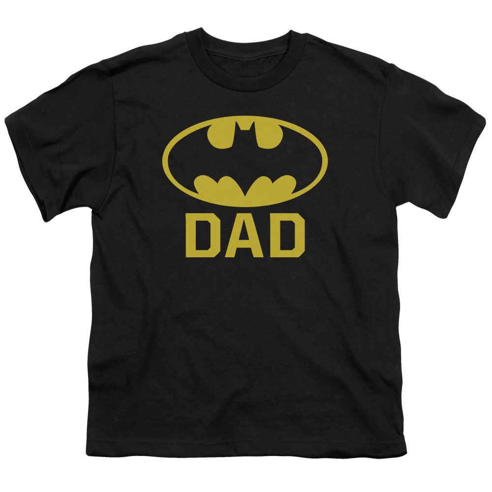 Batman Comics Bat Dad Youth 18/1 100% Cotton Short-Sleeve T-Shirt