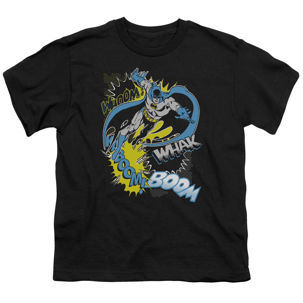 Batman Comics Bat Effects Youth 18/1 100% Cotton Short-Sleeve T-Shirt
