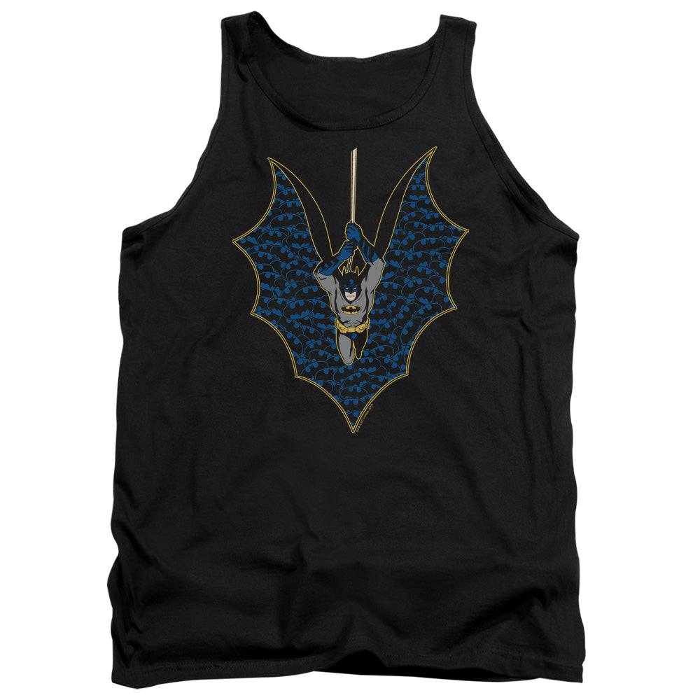 Batman Comics Bat Fill Men's 18/1 Cotton Tank Top